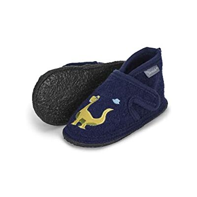 Sterntaler Babypojkar tofflor Dino babysko, marinblå, 18 EU Sterntaler Babypojkar tofflor Dino babysko, marinblå, 18 EU