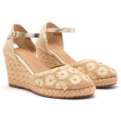 GIOSEPPO Bennett, espadrilles kilsandaler, dam, naturlig, 40 EU, Naturlig, 40 EU GIOSEPPO Bennett, espadrilles kilsandaler, dam, naturlig, 40 EU, Naturlig, 40 EU