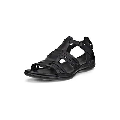 ECCO Flash romersk sandal, damsandaler, svart, 42 EU ECCO Flash romersk sandal, damsandaler, svart, 42 EU