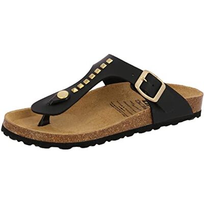 Lico BIOLINE GOLDSTAR Dam Tofflor, Svart, 37 EU Lico BIOLINE GOLDSTAR Dam Tofflor, Svart, 37 EU
