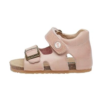 Falcotto BEA-sandaler i läder med spänne och kardborreband, ROSA, 18 EU Falcotto BEA-sandaler i läder med spänne och kardborreband, ROSA, 18 EU