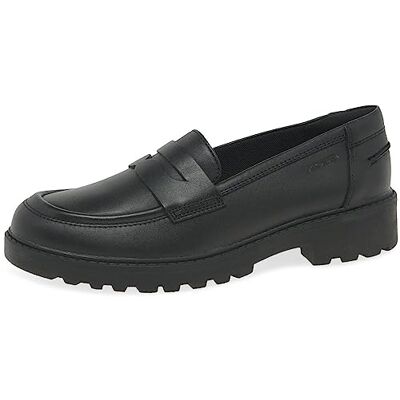 Geox dam J Casey Girl C mocka, svart, 37 EU Geox dam J Casey Girl C mocka, svart, 37 EU