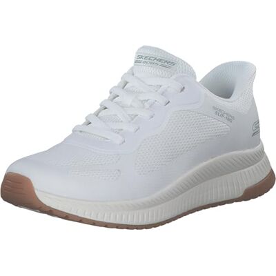 Skechers dam handsfree slip-on Bobs Squad 4 – häft-look, Vitt, 36.5 EU Skechers dam handsfree slip-on Bobs Squad 4 – häft-look, Vitt, 36.5 EU