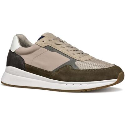 Geox Herr U BRANTHON A sneakers, militär/sand, 46 EU, Militär sand, 46 EU Geox Herr U BRANTHON A sneakers, militär/sand, 46 EU, Militär sand, 46 EU