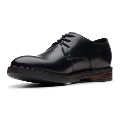 Clarks Paulson Plain Mens Black Leather, 8 Clarks Paulson Plain Mens Black Leather, 8