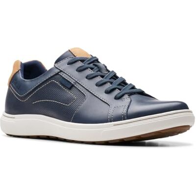 Clarks Mapstone Lace Mens Navy Leather, 6 Clarks Mapstone Lace Mens Navy Leather, 6
