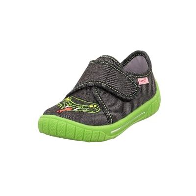 Superfit tofflor för pojkar med låg topp, Svart 0040, 4 UK Wide Superfit tofflor för pojkar med låg topp, Svart 0040, 4 UK Wide