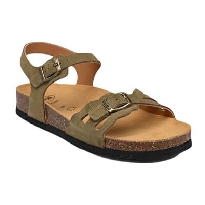 Scholl Dam Martine Sandal, kaki, 35 EU Scholl Dam Martine Sandal, kaki, 35 EU