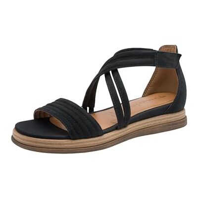 Tamaris dam 1-28220-46 platta sandaler, marinblå, 37 EU Tamaris dam 1-28220-46 platta sandaler, marinblå, 37 EU