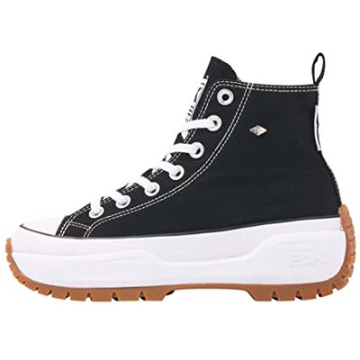 British Knights dam Kaya Mid Fly Sneaker, Svart, 41 EU British Knights dam Kaya Mid Fly Sneaker, Svart, 41 EU