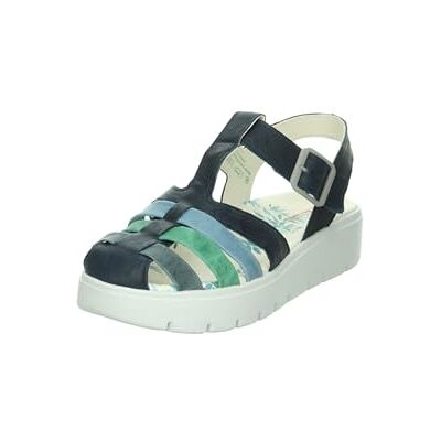 Think! Sing Light Lederfutter Damsandaler, Indigo Kombi 8000, 42 EU Think! Sing Light Lederfutter Damsandaler, Indigo Kombi 8000, 42 EU