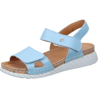 Comfortabel Comfortable dam 710206-55 sandaler, 40 EU breda, blå, 40 EU bred Comfortabel Comfortable dam 710206-55 sandaler, 40 EU breda, blå, 40 EU bred