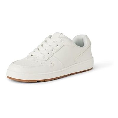 Amazon Essentials unisex-barn Aeuc51937låg topp snörning sneakers, Vitt, 7 US Big Kid Amazon Essentials unisex-barn Aeuc51937låg topp snörning sneakers, Vitt, 7 US Big Kid