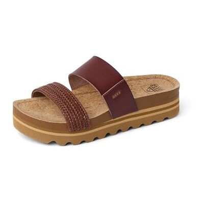 REEF Dam Kudde Vista Hi Slide Sandal, Choklad, 5.5 UK REEF Dam Kudde Vista Hi Slide Sandal, Choklad, 5.5 UK