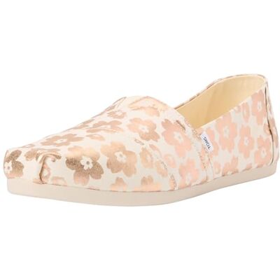 TOMS Alpargata Cloudbound Loafer för kvinnor platt, Beige folie Ojai blommönster, 35.5 EU TOMS Alpargata Cloudbound Loafer för kvinnor platt, Beige folie Ojai blommönster, 35.5 EU