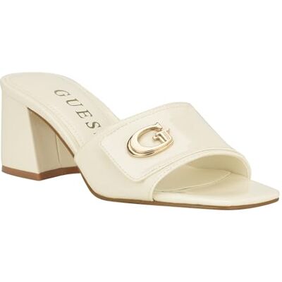 GUESS Dam Gallai klackad sandal, Elfenben patent 152, 39.5 EU GUESS Dam Gallai klackad sandal, Elfenben patent 152, 39.5 EU
