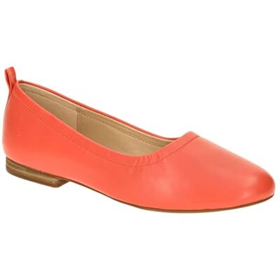 Clarks Fawna Soft Womens Coral Leather, 3.5 Clarks Fawna Soft Womens Coral Leather, 3.5