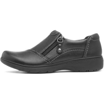 Clarks Carleigh Ray Womens Black Leather, 6.5 Clarks Carleigh Ray Womens Black Leather, 6.5