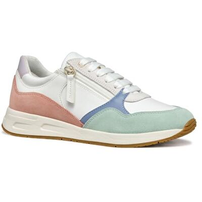 Geox Damsneakers, D BULMYA B sneaker, vit/mint, 36 EU, Vit mint, 36 EU Geox Damsneakers, D BULMYA B sneaker, vit/mint, 36 EU, Vit mint, 36 EU