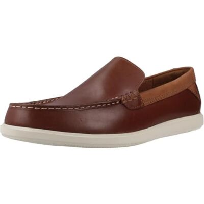 Clarks Bratton Loafer Mens Dark Tan Lea, 6 Clarks Bratton Loafer Mens Dark Tan Lea, 6