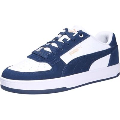 PUMA Unisex CAVEN 2.0 Mono sneakers, Vit-Persian Blue Gold, 4.5 UK, vit persisk blå guld, 37.5 EU PUMA Unisex CAVEN 2.0 Mono sneakers, Vit-Persian Blue Gold, 4.5 UK, vit persisk blå guld, 37.5 EU