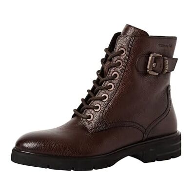 Tamaris Damen Lace Boot Flat 1-25216-45, damstövlar, mocka, 40 EU, mocka, 40 EU Tamaris Damen Lace Boot Flat 1-25216-45, damstövlar, mocka, 40 EU, mocka, 40 EU