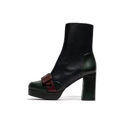 Fly London EFOL352FLY, Fashion Boot dam, smaragd/Navy/Purple, 35 EU, Marinblå lila, 35 EU Fly London EFOL352FLY, Fashion Boot dam, smaragd/Navy/Purple, 35 EU, Marinblå lila, 35 EU