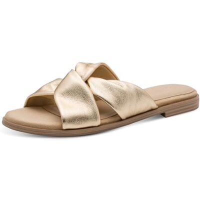 MARCO TOZZI Pantolette 2-27107-46, damtofflor, guld, 37 EU MARCO TOZZI Pantolette 2-27107-46, damtofflor, guld, 37 EU