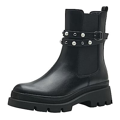 Tamaris dam Chelsea Boot 1–25444-41, svart, 36 EU Tamaris dam Chelsea Boot 1–25444-41, svart, 36 EU