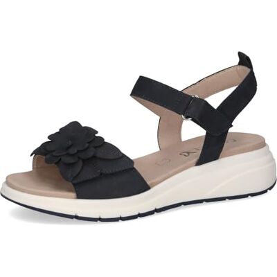 CAPRICE Damer 9-28710-46 platta sandaler, Ocean NUBUC, 36 EU CAPRICE Damer 9-28710-46 platta sandaler, Ocean NUBUC, 36 EU