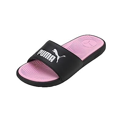 PUMA Dam Cool Cat 2.0 WNS Slide Sandal, Black vit blekrosa, 39 EU PUMA Dam Cool Cat 2.0 WNS Slide Sandal, Black vit blekrosa, 39 EU