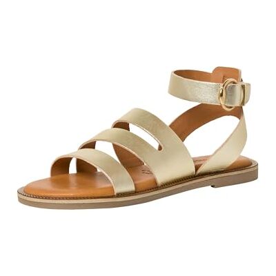 Tamaris dam 1–28153-42 sandal med klack, ljus guld, 37 EU, ljust guld, 37 EU Tamaris dam 1–28153-42 sandal med klack, ljus guld, 37 EU, ljust guld, 37 EU