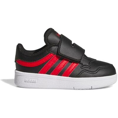 adidas Unisex Bebis HOOPS 4.0 SHOES, core black/ftwr white/better scarlet, 19 EU adidas Unisex Bebis HOOPS 4.0 SHOES, core black/ftwr white/better scarlet, 19 EU