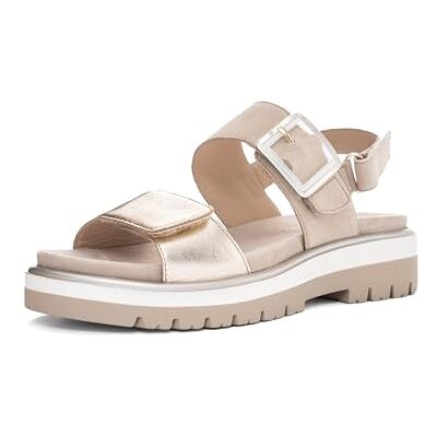 ARA Malaga Sandal för kvinnor, sand, 35 EU ARA Malaga Sandal för kvinnor, sand, 35 EU