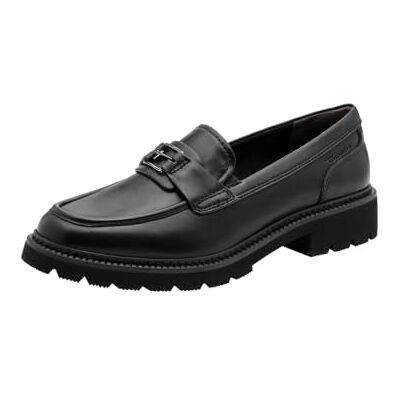 Tamaris dam loafer platt, svart (svart matt), 37 Tamaris dam loafer platt, svart (svart matt), 37