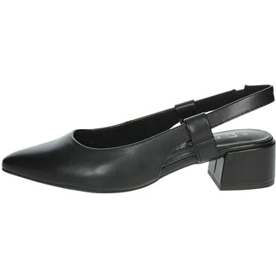MARCO TOZZI Dam, Feel ME fotbädd, mjukt foder, vegansk, 2–29505–42 Sling, svart, 39 EU, svart, 39 EU MARCO TOZZI Dam, Feel ME fotbädd, mjukt foder, vegansk, 2–29505–42 Sling, svart, 39 EU, svart, 39 EU