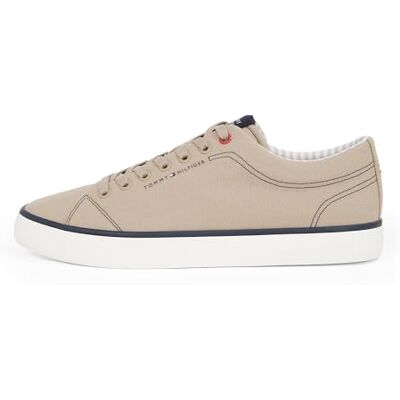 Tommy Hilfiger Herr TH HI VULC LOW CORE ITHACA topp, BEIGE (Beige), 6,5 UK, BEIgE, 40 EU Tommy Hilfiger Herr TH HI VULC LOW CORE ITHACA topp, BEIGE (Beige), 6,5 UK, BEIgE, 40 EU