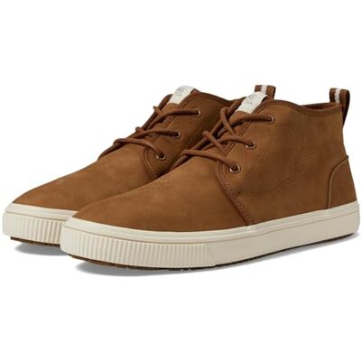 TOMS Herr Carlo Mid Terrain Sneaker, Valnöt vattentåligt läder, 39 EU TOMS Herr Carlo Mid Terrain Sneaker, Valnöt vattentåligt läder, 39 EU