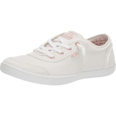 Skechers BOBS Women's 33492W Sneaker, White, 5 Wide Skechers BOBS Women's 33492W Sneaker, White, 5 Wide