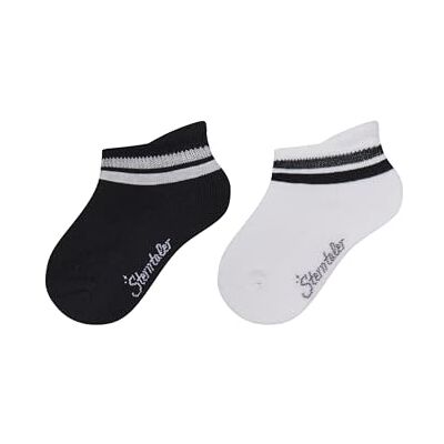Sterntaler Sneaker Socken Strumpor för DP Ringel, Svart, 30 Unisex Baby Sterntaler Sneaker Socken Strumpor för DP Ringel, Svart, 30 Unisex Baby