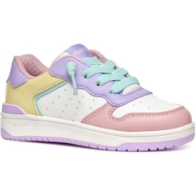 Geox Flickan Washia Girl D Basket, Lilac Lt gul, 30 EU Geox Flickan Washia Girl D Basket, Lilac Lt gul, 30 EU