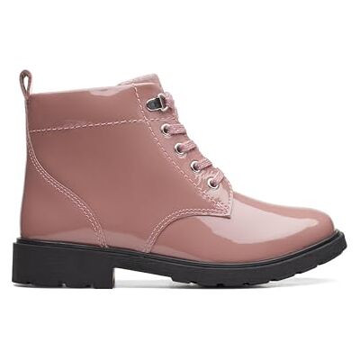 Clarks Flickor Astrol Lace K. Ankle Boot, Pink Pat, 27.5 EU Clarks Flickor Astrol Lace K. Ankle Boot, Pink Pat, 27.5 EU