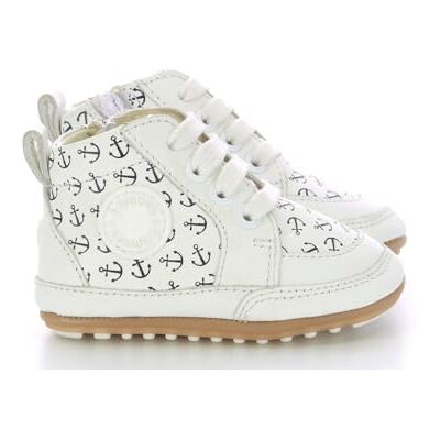 Robeez Migo barn sneakers, Vitt och blått, 18 EU Robeez Migo barn sneakers, Vitt och blått, 18 EU