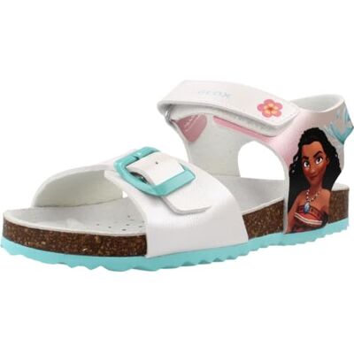 Geox J Adriel Girl G Sandal, vit/WaterSEA, 33 EU Geox J Adriel Girl G Sandal, vit/WaterSEA, 33 EU