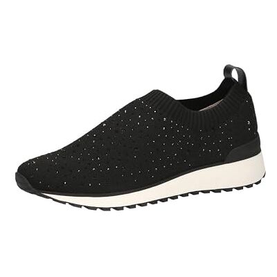 CAPRICE Dam 9-24703-42 platt tofflor, svart knit, 37 EU, Svart stickad, 37 EU CAPRICE Dam 9-24703-42 platt tofflor, svart knit, 37 EU, Svart stickad, 37 EU