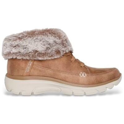Skechers Dam lättgående kylig standard ankelstövel, Brun mikroläder fuskpäls, 41 EU Skechers Dam lättgående kylig standard ankelstövel, Brun mikroläder fuskpäls, 41 EU