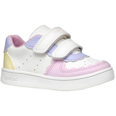 Geox Baby flicka B Eclyper sneaker, Vit ljusgul, 7 UK Child Geox Baby flicka B Eclyper sneaker, Vit ljusgul, 7 UK Child