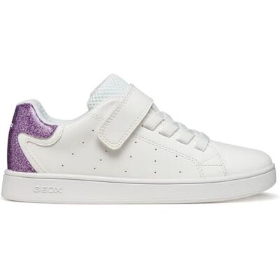 Geox J ECLYPER Girl A sneakers, vit/lila, 37 EU Geox J ECLYPER Girl A sneakers, vit/lila, 37 EU