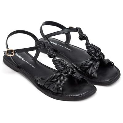GIOSEPPO Walden, platta damsandaler, svart, 38 EU, Svart noir noir, 38 EU GIOSEPPO Walden, platta damsandaler, svart, 38 EU, Svart noir noir, 38 EU