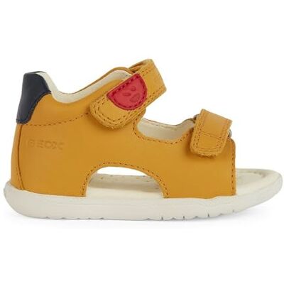Geox Baby pojkar B Macchia Boy sandal, Ochreyellow Blue, 22 EU Geox Baby pojkar B Macchia Boy sandal, Ochreyellow Blue, 22 EU